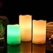 Sunmi Harvestime Flameless Candles, Led Votive Pillar Candles with Remote Timer,Battery Operated Powered, Electric Candles for Party Lights Centerpiece Lanterns and Wedding Decoration (Multicolor)