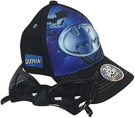 Batman 3D Pop up Adjustable Baseball Cap and Batman Sunglasses Set