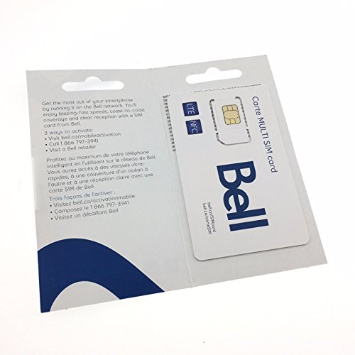 Bell Canada Multi SIM Card Buy Online in UAE. Wireless Products in