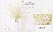 MISSWARM 10 PCS Dancing Lady Orchids Butterfly Artificial Flowers, 38 Inches Silk Artificial Flower Fake Flowers for Wedding and Home Decoration(White)