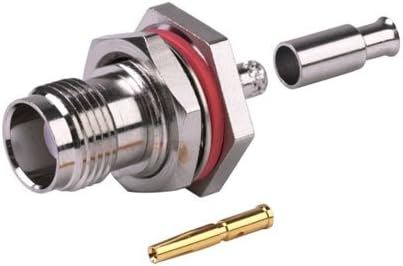 RP-TNC Female Coax Connector - BAG of 25 - for RG8X - Belden 9258 - CommScope WBC240 - Times LMR-240 LMR240 - Andrew CNT240 - Remee 1600 - RG-8x - Mini-8 Mini8 Coaxial Cable