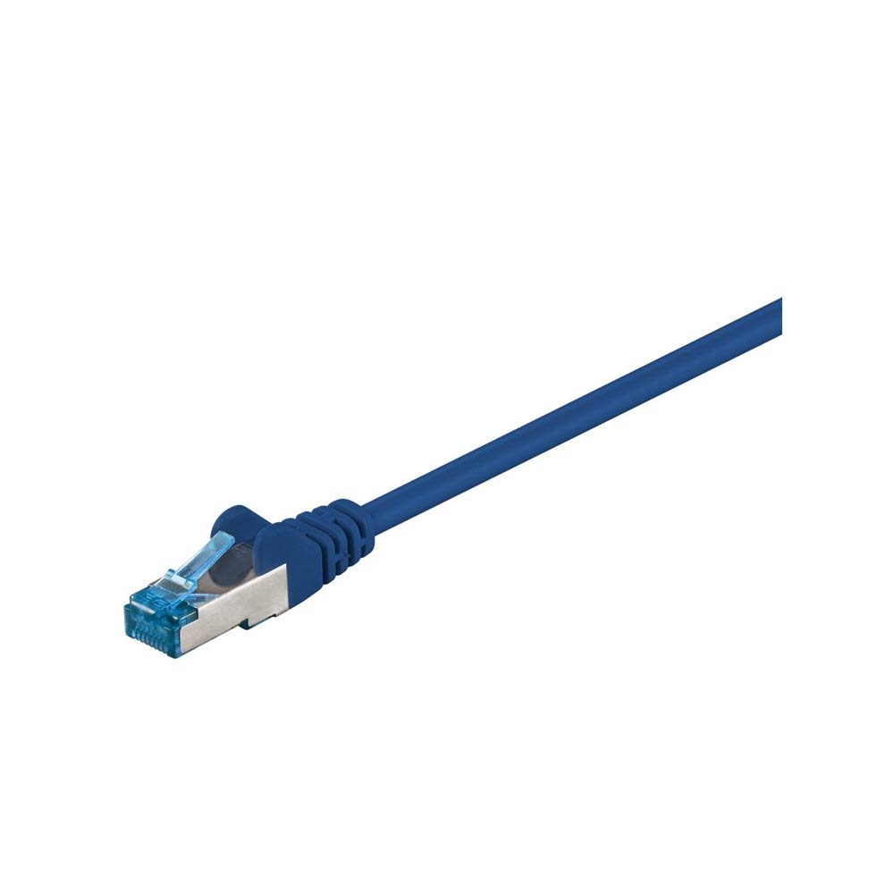 Goobay 93812 CAT 6a Patch Cable, S/FTP PiMF, Blue, 5m Length