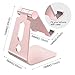 Nulaxy Phone Stand, Adjustable Cell Phone Stand, Phone Holder for Desk, Desktop Holder, Cradle, Dock Compatible with Nintendo Switch, iPhone Xs Xr 8 X 7 6 6s Plus SE 5 5s 5c, All Smartphone -Rose Gold