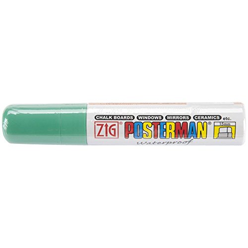 Zig 15mm Posterman Tip Marker, Green