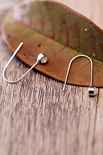 Influx Goods not Fade Gift Box Hypoallergenic Song hye kyo Dress up Women u-Shaped Earrings Earring Dangler Eardrop (Silver