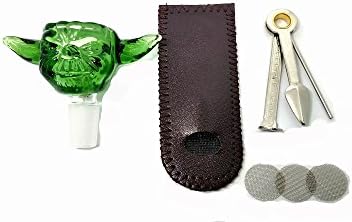 Star Wars Yoda Art Collectable Glass Figurines Bowl 18 MM Green by DC Recreational