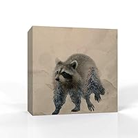 Canvas Wall Art - Animal Portrait - Canvas Prints Home Artwork Decoration for Living Room,Bedroom - 12x12 inches