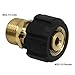 Twinkle Star Pressure Washer Twist Connect Accessories Screw Nipple M22 14 Male to M22 15 Female Couplings