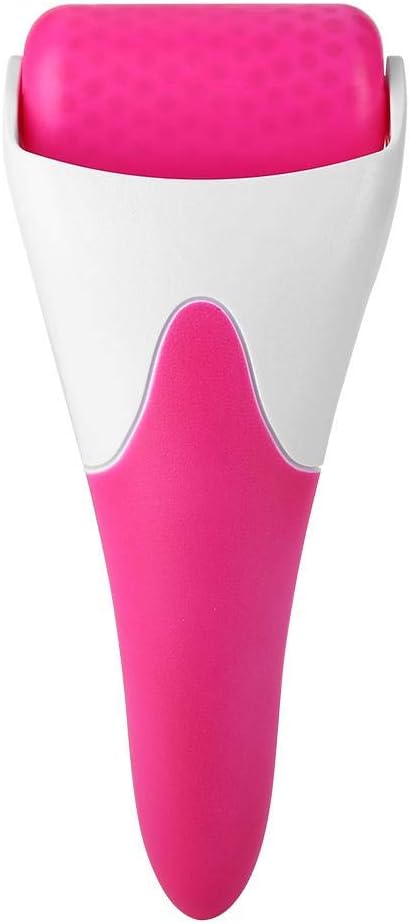 【𝐂𝒚𝐛𝐞𝐫 𝐌𝐨𝐧𝐝𝐚𝒚】Face Ice Roller, Handheld Anti-wrinkles Face Massage Device for Pain Relief(Red)