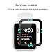 Apple Watch Series 2 Screen Protector 42MM Tempered Glass, 3D Full Coverage Glass for Series 1/2/Apple Watch Nike+, VIFLYKOO Curved Edge Surface Scratch Proof HD Ultra Clear Glass for iWatch