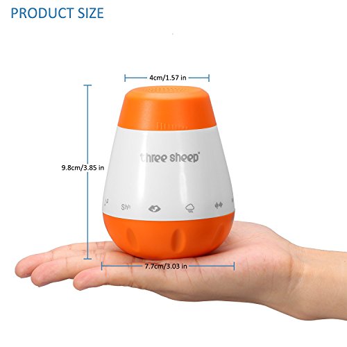 Portable White Noise Sound Machine for Infants and Toddlers Relaxing Music & Soothing Nature Sounds, Baby Sleeping Soother with USB Charging, Auto-Off Timer