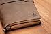 WANDERINGS Lined Leather Travelers Journal Travelers Notebook, Refillable - Perfect for Writing, Poetry, To Do Lists, Travelers, a Diary. Standard Size Lined Inserts - 8.5