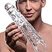 Size Matters 3 Inch Clear Extender Sleeve, 10.75