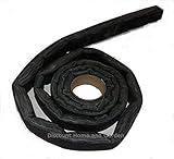 Discount Home and Garden Glass Fireplace Door Fiberglass Insulation Kit - Black