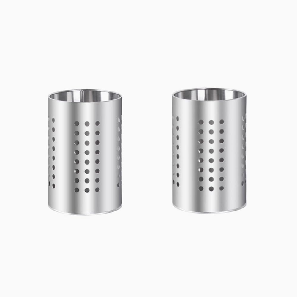 Ikea Caddy Utensils Storage Stainless Steel 7" (2 Pack)