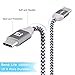 USB Type C Cable, Fasgear Short USB to USB C Cable 5 Pack Braided Fast Charging Cord 1ft/30cm Compatible with Galaxy Note 9, S8, S9, S10, HTC 10, Switch, LG V20 G5 and More (5 Colors)