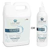 Lillian Ruff Dog Ear Cleaner and Otic Wax Solvent with Aloe, Coconut and Lavender Dissolve Wax and Eliminate Ear Odors with Tea Tree Oil and Bee Propolis - Safe for Sensitive Ears (Gallon)