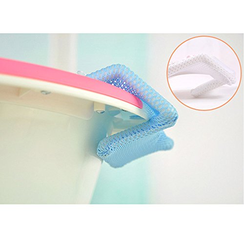 Baby Bathtub Seat Support Sling Hammock Net for Baby Bathe (Pink) - Thumbnail 4