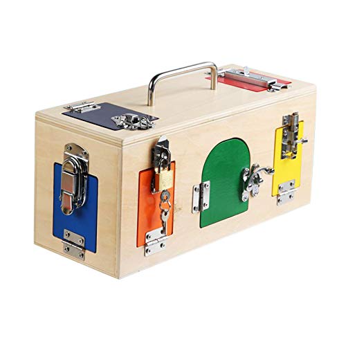 LuDa Montessori Practical Toy Lock Box Teaching Aids Preschool Gift Locking Toy Pricepulse