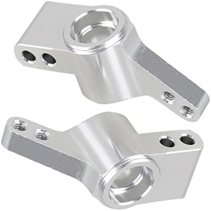Yiguo 2pcs Aluminum BMT0003 Rear Hub Carrier for HPI BULLET3.0 ST/MT/WR8 1/10 RC Truck Sliver