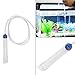 Yutiny Aquarium Manual Water Changer Gravel Cleaner Water Filter Syphon Tube Fluids Transfer Tool PVC Sand Vacuum Cleaning Pump Fish Tank Cleaning Tool with 59in Long Pipethumb 2
