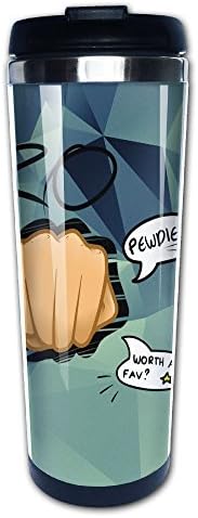 GHDFIMUG Pewdiepie Brofist 400ML Stainless Steel Vacuum Insulated Tumbler Portable Coffee Cup Water Bottle