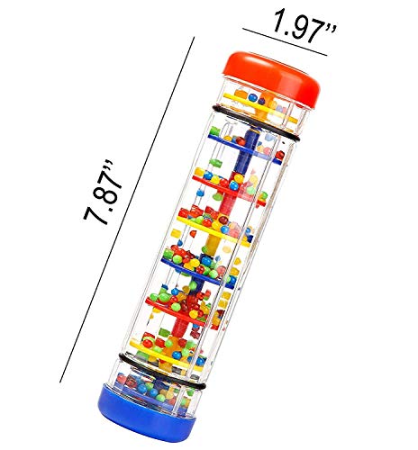 image for Jovatnana Rainmaker Toy for Kids Musical Instruments | Rainfall Rattle