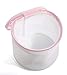 Tenrai Set of 3 Bra Bags, Delicates Laundry Bags, Bra Fine Mesh Wash Bag, Zippered, Protect Best Bra or Underware in The Washer (Cylindrical, Rose, Set of 3)