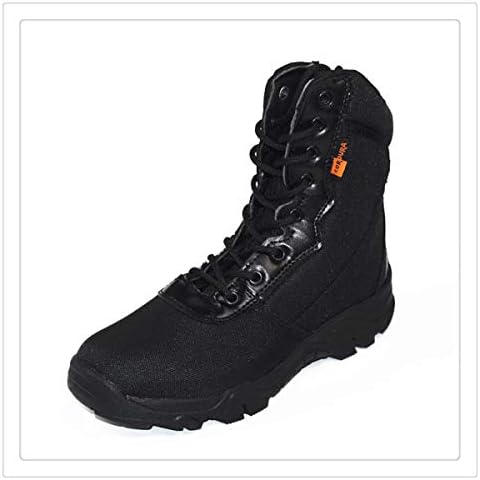 Anghuluqub Camouflage and Black Tactical Combat Boots Asker Bot Men Outdoor Boots Army Shoe