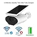 Outdoor Solar Battery Power Security Camera,1080P Wireless Rechargeable Battery IP Camera with Motion Detection, IP CCTV Video Cam with Night Vision and SD Card Slot for Indoor and Outdoor Suveillance