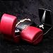 LILY TREACY PU Leather Earrings,Coin,Jewelry,Ring Box,Case, with Lighted up for Proposal,Engagement,Wedding,Gift (red)