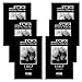 Studio 500 11 by 17-inch, The Original Slim Photo Frame, Tempered Glass, Black, 6-Pack