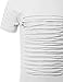 Youstar Men's Short Sleeve Cut out Zipper Shirt