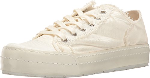 MM6 Maison Margiela Women's Canvas Low Sneaker White Canvas Shoe