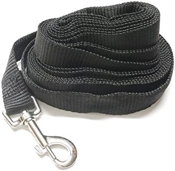 Extra Long Nylon Dog Leash, 16ft ample spacing dog leash, heavy duty, strong and durable dog leash plus bonus Adjustable Reflective Dog Collar pack 2 in 1 by Happy Buys
