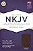 NKJV Large Print Personal Size Reference Bible, Brown Genuine Cowhide