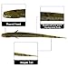 Yoshikawa Wiggle Worm Bass Lure Soft Plastic Fishing Lure Smallmouth Bass Perch Bait 3