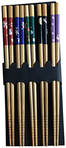 JapanBargain 3645, Bamboo Chopsticks Reusable Japanese Chinese Korean Wood Chop Sticks Hair Sticks 5 - //coolthings.us