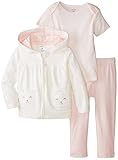 Carter's Baby Girls' 3 Piece Hooded Set (Baby) - Bear