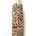 V-Top-Shop Christmas Embossing Rolling Scroll Pin Engraved Wooden Tool Baking Cookies Biscuit Cake Dough Engraved Roller DIY - Flower Pattern - 38 x 5 cm (15
