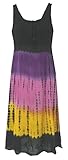 Raya Sun Women's Missy and Plus Crinkle Tie Dye Swing Dress