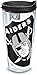 Tervis Made in USA Double Walled NFL Las Vegas Raiders Colossal Insulated Tumbler Cup Keeps Drinks Cold & Hot, 24oz, Classic - Black Lid