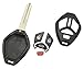Horande Keyless Entry Remote Key Fob Case Cover fit for 2006 2007 2008 Mitsubishi Eclipse 2006-2007 Galant Key Fob Shell No Chips