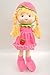 Linzy Livy Rag Doll with Strawbery Dress, Pink 17