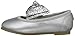 Carter's Girls' Anora Ballet Flat, Silver, 7 M US Toddler