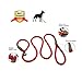 lynxking Dog Leash Slip Lead 5 6 8 FT Dog Training Leash Strong Heavy Duty Braided No Pull Training Lead Leashes for Large Dogs
