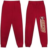 Outerstuff NFL Boys Youth 4-18 Fleece Pants, Comfortable Warm Athletic Sweatpants, Officially Licensed Team Apparel