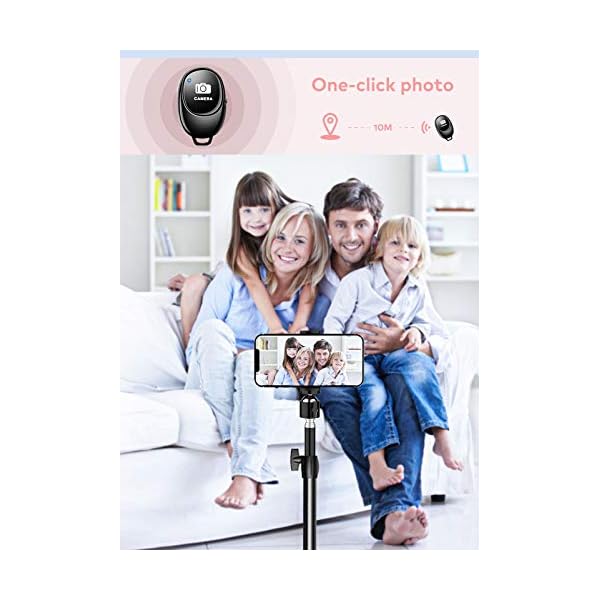 Deefsoul Ringlicht mit Stativ, 10.2" Selfie Ringleuchte Doppel-Handyhalter mit 3 Farbe und 10 Helliakeitsstufen, mit Aufbewahrungstasche, für Makeup, Live-Streaminq, Selfie, Vlog, TikTok – Bild 7