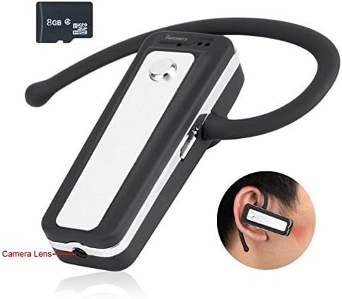1080P Bluetooth Spy Cam Camera Earpiece + 32 GB Class 10 Micro SD Card and USB Card Reader