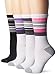Hanes Women's 4 Pack X-Temp Crew, Assorted, 5-9